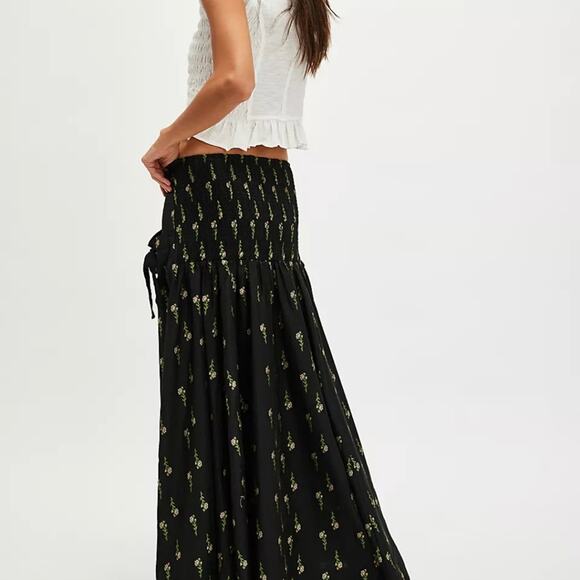 Free People Rowena Covertible Maxi Skirt Sz Med - Picture 3 of 11
